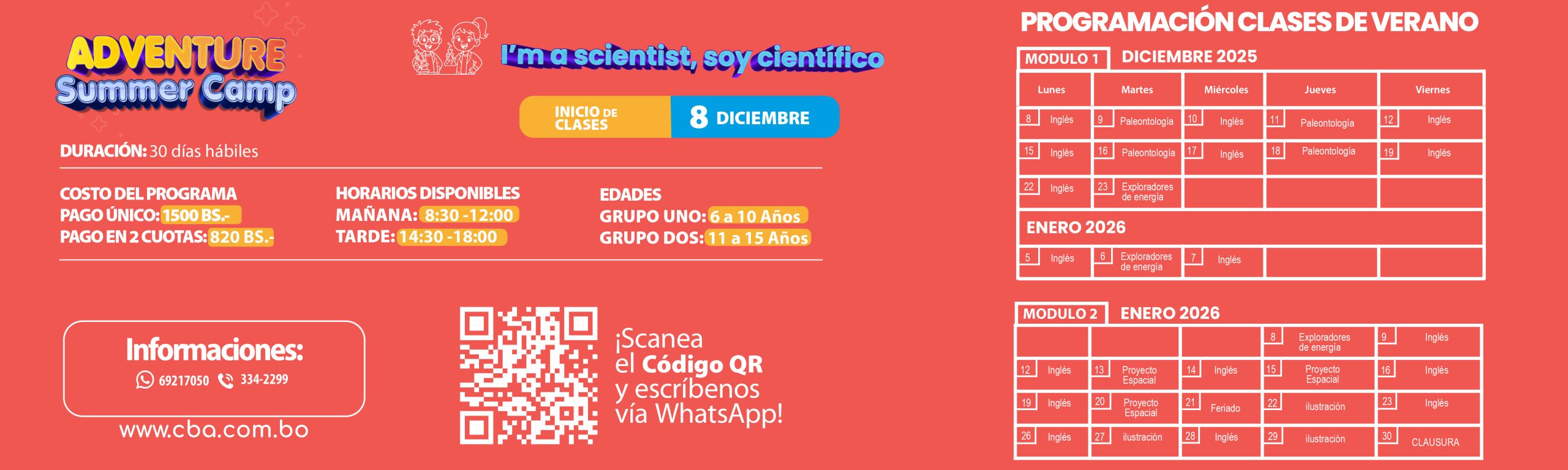 Slide Web Programación Campaña Verano 2025